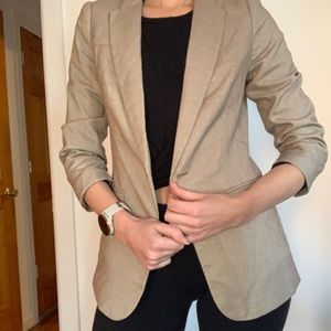 Tan blazer - The Limited